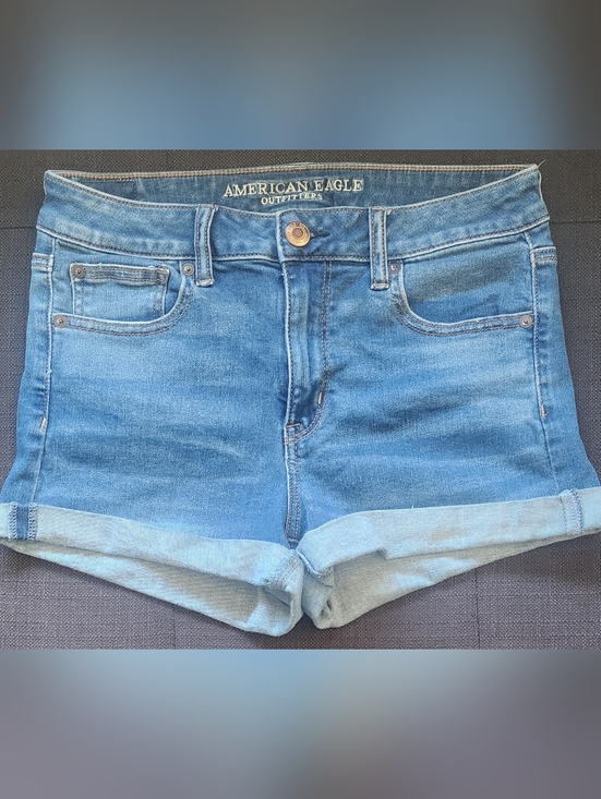 American Eagle Outfitters Pants - American Eagle Outfitters Blue Denim Cuffed Women's Shorts